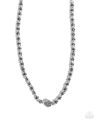 Bossy Bling Silver Necklace