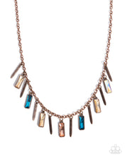 Load image into Gallery viewer, Chiseled Change Copper Necklace