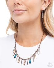 Load image into Gallery viewer, Chiseled Change Copper Necklace