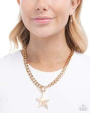 Load image into Gallery viewer, Stellar Spotlight Gold Necklace