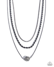 Load image into Gallery viewer, True Love Tiers Black Necklace