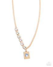 Load image into Gallery viewer, Storytelling Sweetheart Blue Necklace