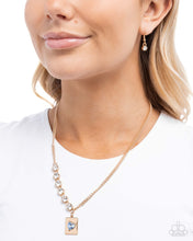 Load image into Gallery viewer, Storytelling Sweetheart Blue Necklace