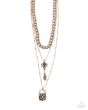 Load image into Gallery viewer, Keen Keys Green Necklace