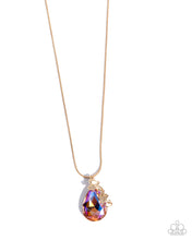 Load image into Gallery viewer, Teardrop Transformation Orange Necklace