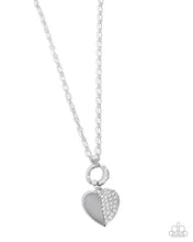 Load image into Gallery viewer, Half-Hearted Hangout White Necklace