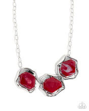 Load image into Gallery viewer, Abstract Alias Red Necklace