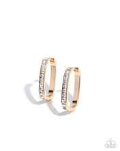 Load image into Gallery viewer, Encased Elevation Gold Earrings