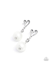 Load image into Gallery viewer, Sweetheart Sphere White Earrings