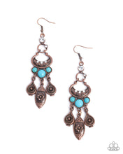 Load image into Gallery viewer, Santa Fe Sashay Copper Earrings