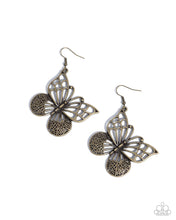 Load image into Gallery viewer, Soaring Skill Brass Earrings
