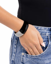 Load image into Gallery viewer, Painted Paramount Black Hinged Bracelet