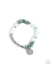 Load image into Gallery viewer, Handcrafted Hope Green Bracelet