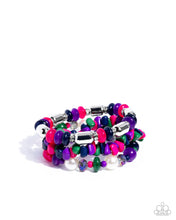 Load image into Gallery viewer, Stirring Stack Purple Bracelet