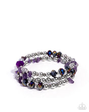 Load image into Gallery viewer, Fresh Fantasy Purple Coil Bracelet