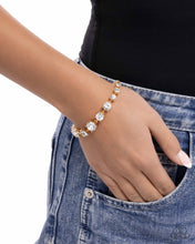 Load image into Gallery viewer, Sizable Shimmer Gold Bracelet