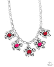 Load image into Gallery viewer, Seed Bead Statement Red Necklace