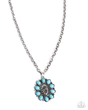 Load image into Gallery viewer, Santa Fe Score Blue Necklace