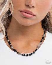 Load image into Gallery viewer, Playful Pattern Black Necklace