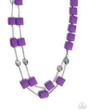 Load image into Gallery viewer, Shaping Color Purple Necklace
