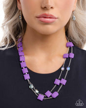 Load image into Gallery viewer, Shaping Color Purple Necklace