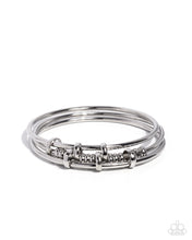 Load image into Gallery viewer, Glistening Guess Silver Bangles