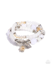 Load image into Gallery viewer, Leafy Lounge White Bracelet