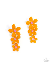 Load image into Gallery viewer, Crack of BLOOM Orange Earrings