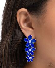 Load image into Gallery viewer, Crack of BLOOM Blue Earrings