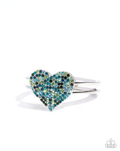 Load image into Gallery viewer, Significant Shimmer Green Hinged Bracelet