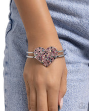 Load image into Gallery viewer, Significant Shimmer Pink Hinged Bracelet