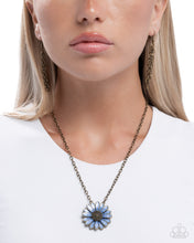 Load image into Gallery viewer, Parisian Posy Brass Necklace