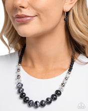 Load image into Gallery viewer, Swirl Simplicity Black Necklace