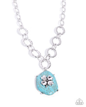Load image into Gallery viewer, Clover Collection Blue Necklace
