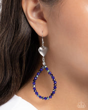 Load image into Gallery viewer, Treasured Teardrops Blue Earrings