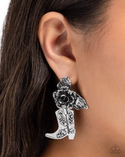 Load image into Gallery viewer, Dancing Boots Silver Earrings