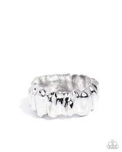 Load image into Gallery viewer, Warped Wheelhouse Silver Hinged Bracelet