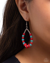 Load image into Gallery viewer, Carefree Color Red Earrings