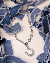 Load image into Gallery viewer, Horseshoe Headline White Necklace