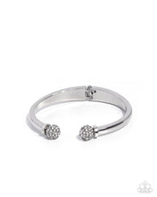 Load image into Gallery viewer, Poetic Pizzazz White Hinged Bracelet