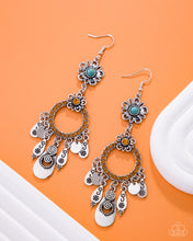 Load image into Gallery viewer, Majestic Mosaic Orange Earrings