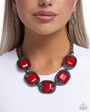 Load image into Gallery viewer, Framing Fanatic Red Necklace