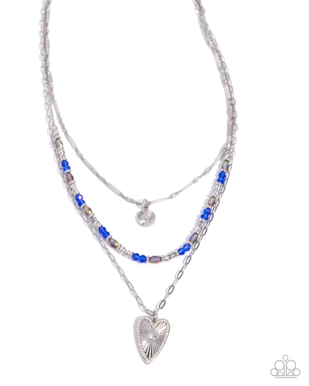 Actions Speak Louder Blue Necklace