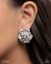 Load image into Gallery viewer, Devoted Dazzle Blue Clip-On Earrings