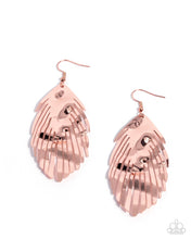 Load image into Gallery viewer, Acutely Abstract Copper Earrings
