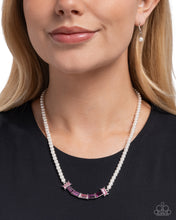 Load image into Gallery viewer, Eloquent Emeralds Pink Necklace