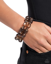 Load image into Gallery viewer, Stacked Season Brown Bracelet