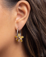 Load image into Gallery viewer, Floral Freedom Multi Mini Hoop Earrings