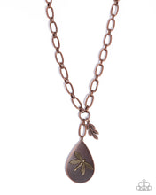 Load image into Gallery viewer, Deluxe Dragonfly Copper Necklace
