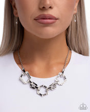 Load image into Gallery viewer, Geometric Glitter Black Necklace